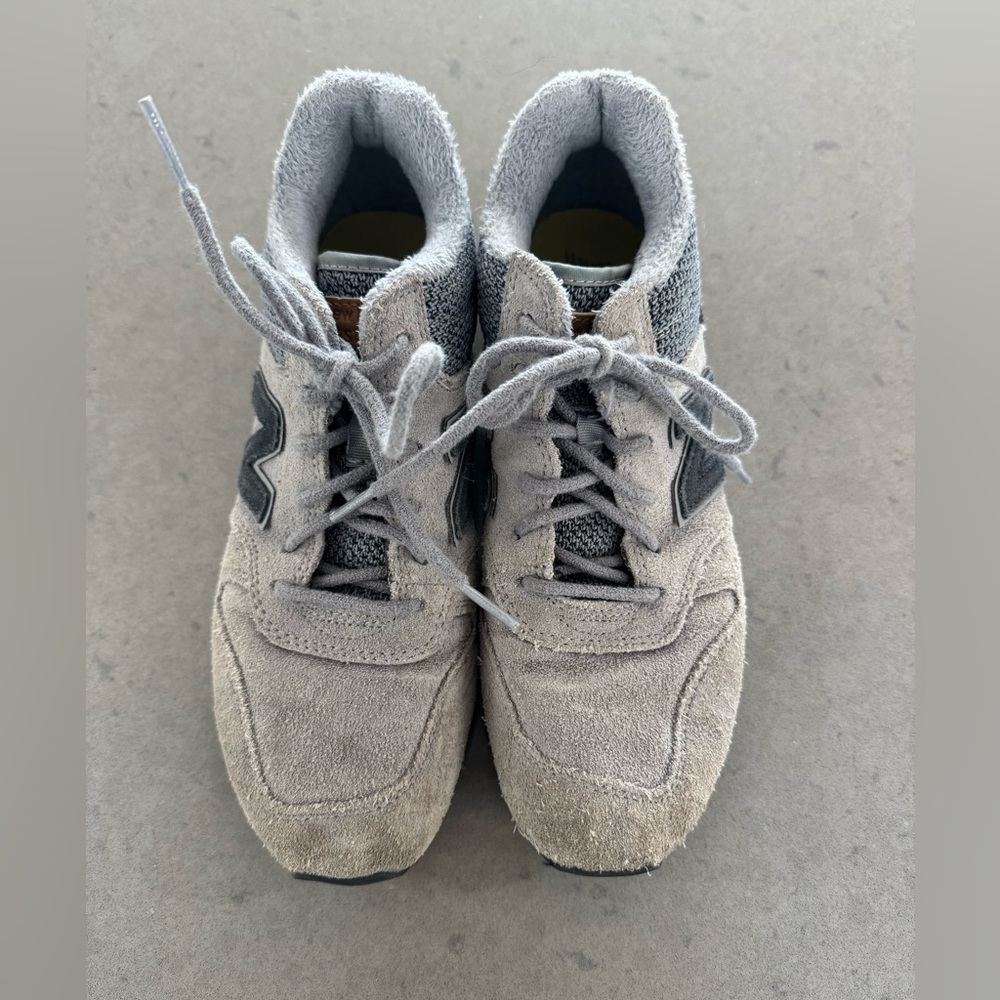 New Balance Womans Gray Blue Sneaker Tennis Shoe